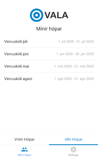 Vala Vinnuskóli - Leiðbeinendu Screen 3