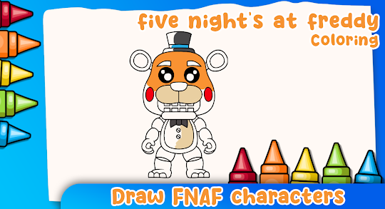 Nightmare Freddy Fnaf colorear