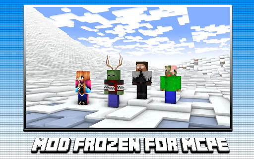 Mod Skin Ice Frozen Princess for Minecraft 2022