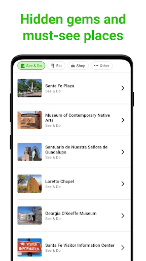 Santa Fe Tour Guide:SmartGuide Screen 3