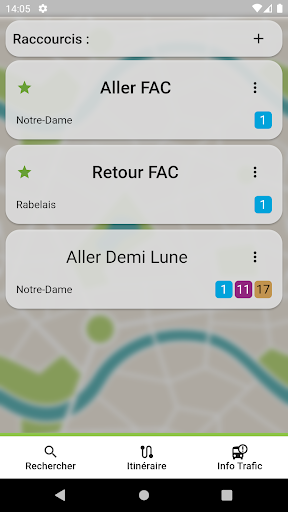 Android application Better Bus - Poitiers screenshort