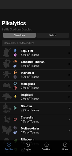 Android application Pikalytics: Battle Strategy screenshort