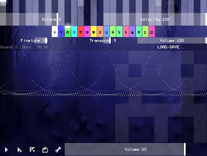 PixiTracker 1Bit Screenshot