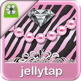 Luxury Theme Pink Zebra★Locker icon