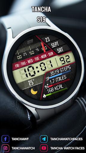 Tancha S19 Digital Watch Face screenshot 11