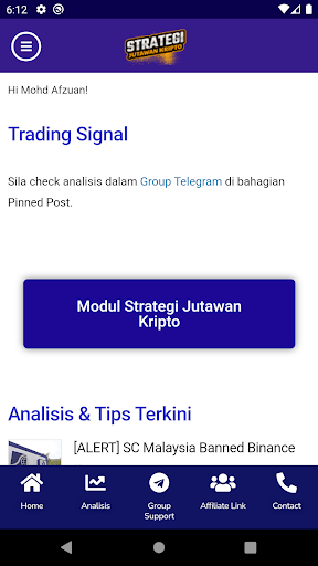 Strategi Jutawan Kripto Screen 3