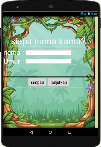 Android application Mengenal Macam - Macam Hewan screenshort