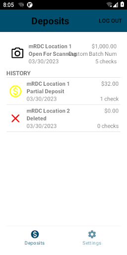 Salal CU Business Deposit Screen 2