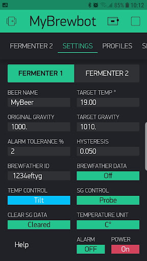 MyBrewbot II Screen 2
