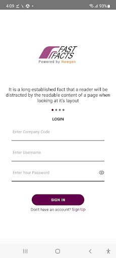 Android application Paypac screenshort