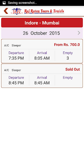 Raj Ratan Tours & Travels Screen 3