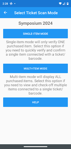 Wavenami Ticketing & Check-in Screen 2