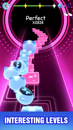 Game screenshot Cat Hop: ピアノ音楽ゲーム hack