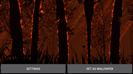 Burning Forest Live Wallpaper Capture d'écran