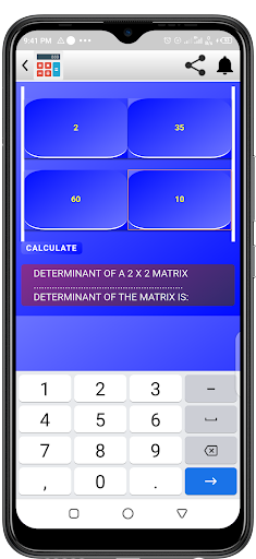 Matrix Calculator Screen 3