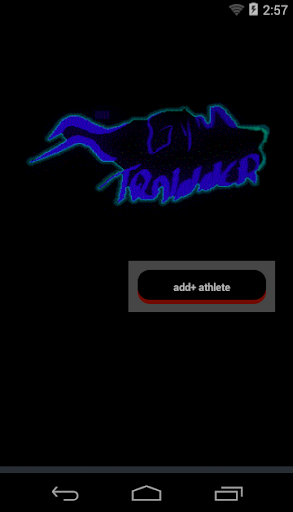 Android application gymtrainer screenshort