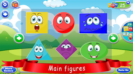 Learn shapes — kids games Screen 2