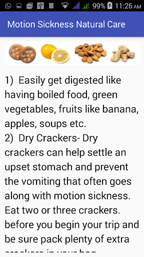 Motion Sickness Treatment Screen 3