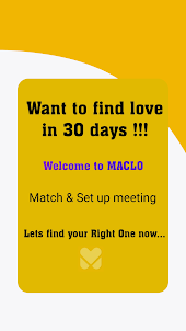 Maclo - Coffee Date in 30 Days