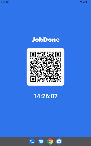 JobDone LiveQR Screen 3