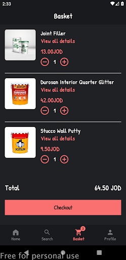 Hattab Paints Stores Screen 3