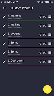 Treadmill Workout Screenshot