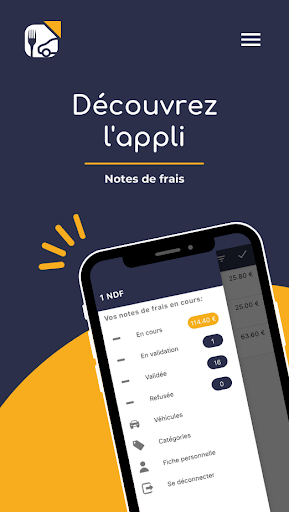 Android application Note de frais - Bleez screenshort