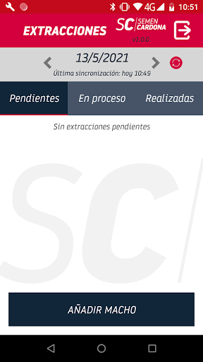SCExtracciones Screen 2