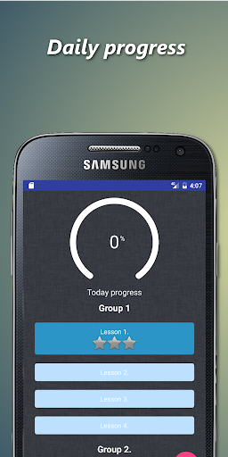 Android application Learning american english apps screenshort