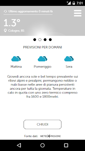 Meteopassione Screen 2