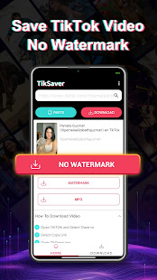 TikSaver - Tiktok Video Downloader No Watermark capturas de pantalla