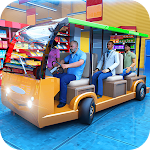 Cover Image of Télécharger Shopping Mall Radio Taxi Driving: Jeu de supermarché  APK
