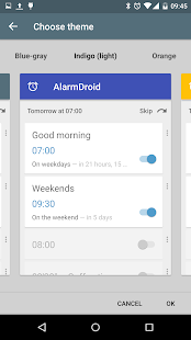 AlarmDroid (alarm clock) Captura de tela