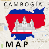 Cambodia Siem Reap Map icon