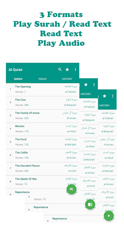 Android application Al Quran screenshort