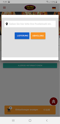 Primo Pizza Heimservice Screen 3