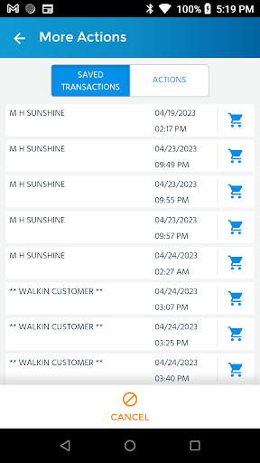 Eagle mPOS Screen 3