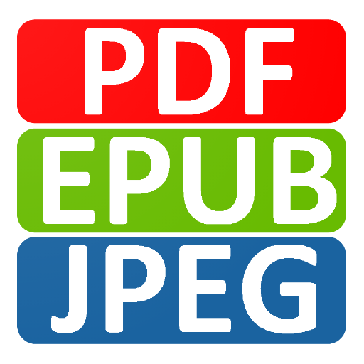Document Widget PDF JPG EPUB Logo