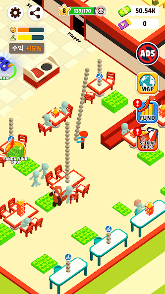 Panda Kitchen : Idle Tycoon 0.9.0 APK + Mod (Remove ads / Mod speed) for Android
