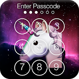 Emoji Unicornio Heart PIN Lock icon