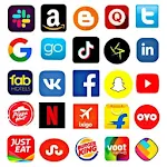 Cover Image of Descargar All Social Media & Social Network in one app 1.2 APK