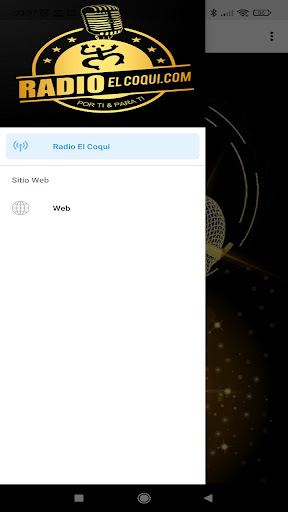 Android application Radio El Coqui screenshort