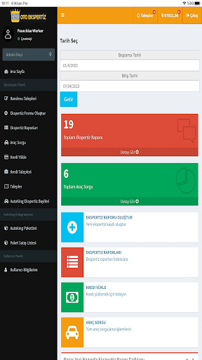Autoking Ekspertiz Erp Screen 2