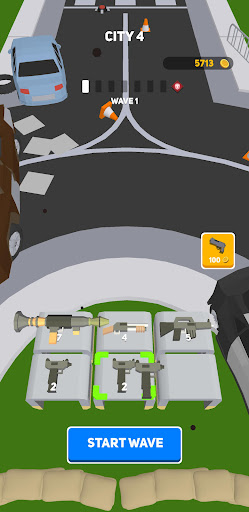 Merge guns: Zombie Attack Screen 2