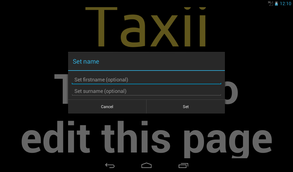Android application Taxii Pro - Airport Sign Board screenshort