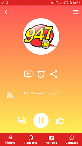 Android application Rádio 94 FM - Lavras/MG screenshort