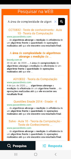 Hub de Resposta Screen 3