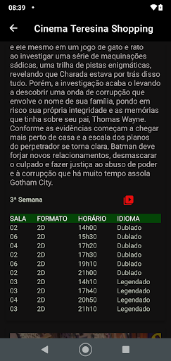 Cinemas Teresina - Filmes Screen 3