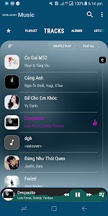 Music player One UI S10 S10+ Screenshot