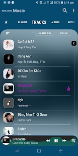 Music player One UI S10 S10+ Bildschirmfoto